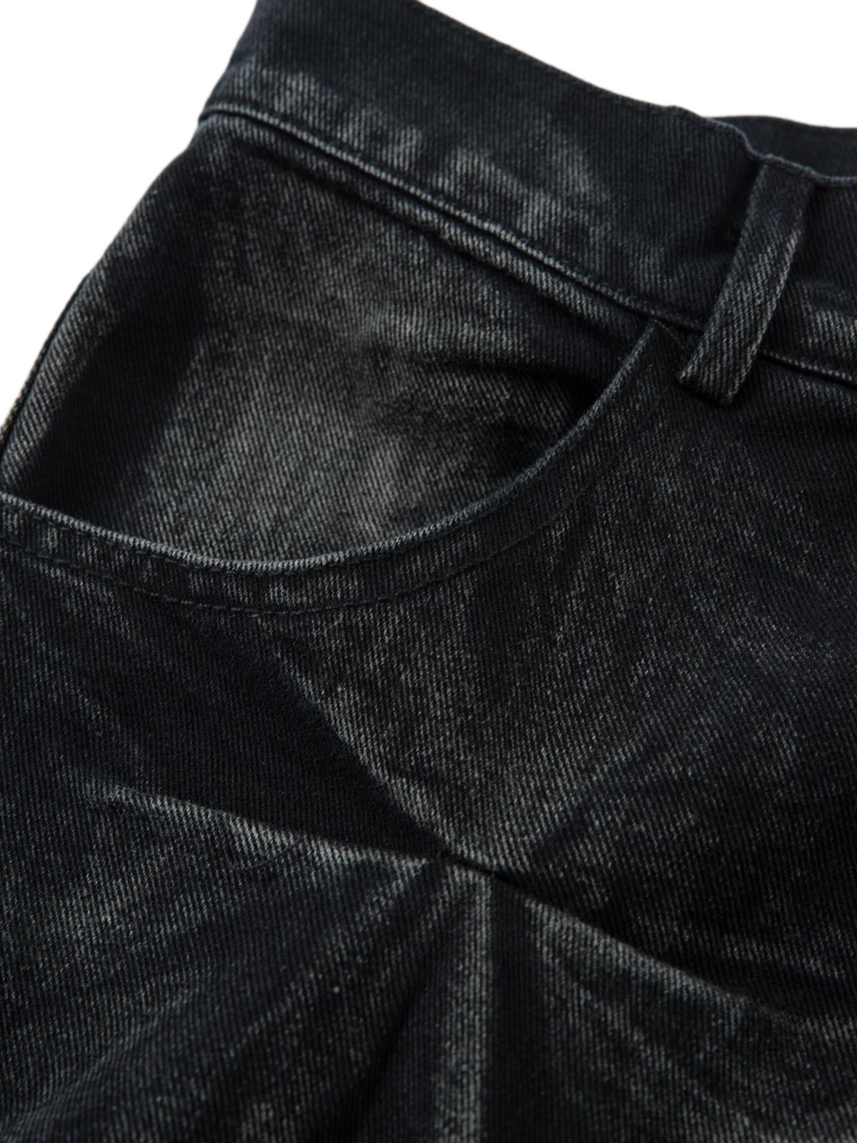 VLOSS™ Relaxed Pleat Denim Jeans