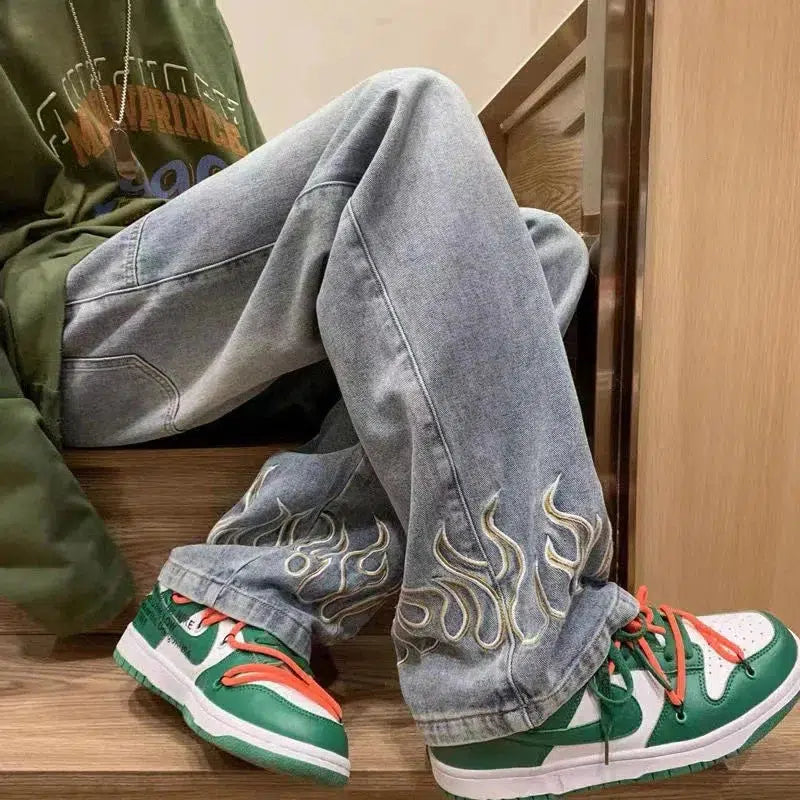VLOSS™ Ember Edge Baggy Denim
