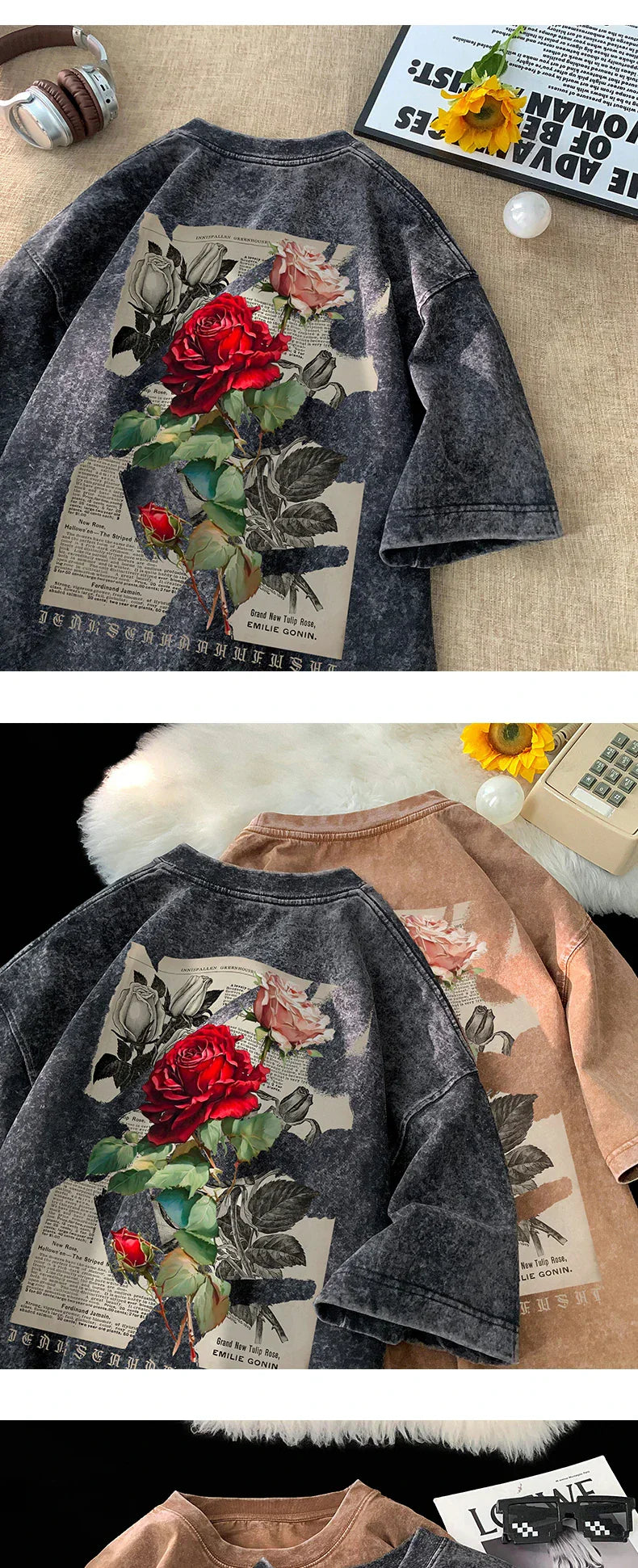 VLOSS™ Midnight Rose Tee