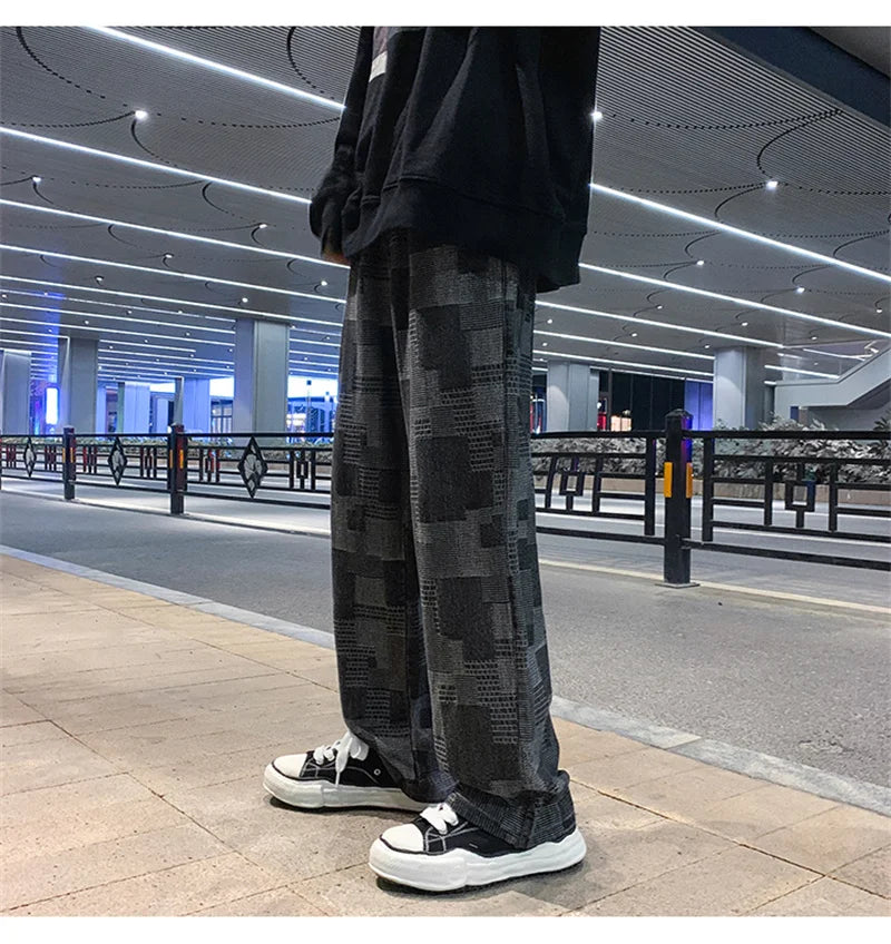 VLOSS™ Vintage Wave Plaid Denim