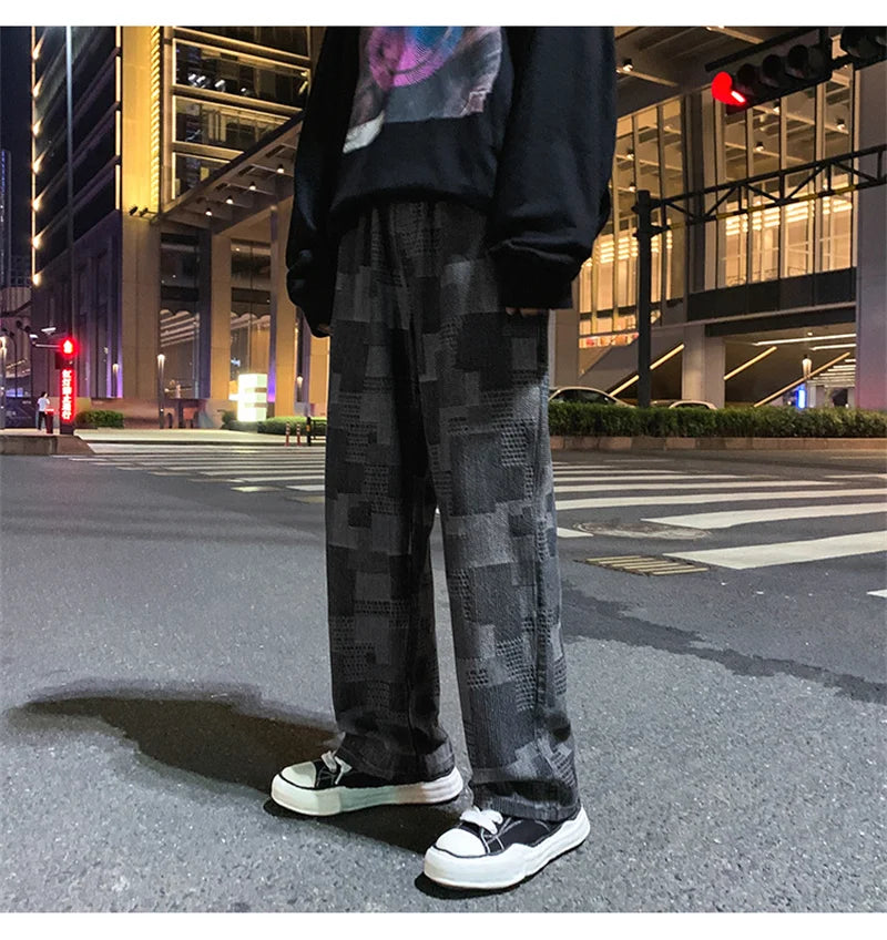 VLOSS™ Vintage Wave Plaid Denim