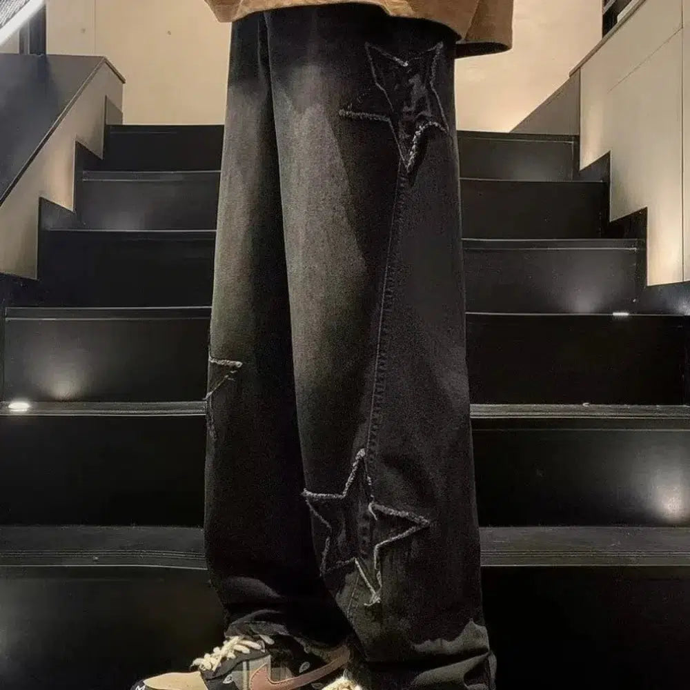 VLOSS™ Cosmic Star Baggy Denim
