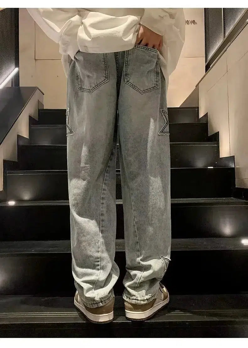 VLOSS™ Cosmic Star Baggy Denim