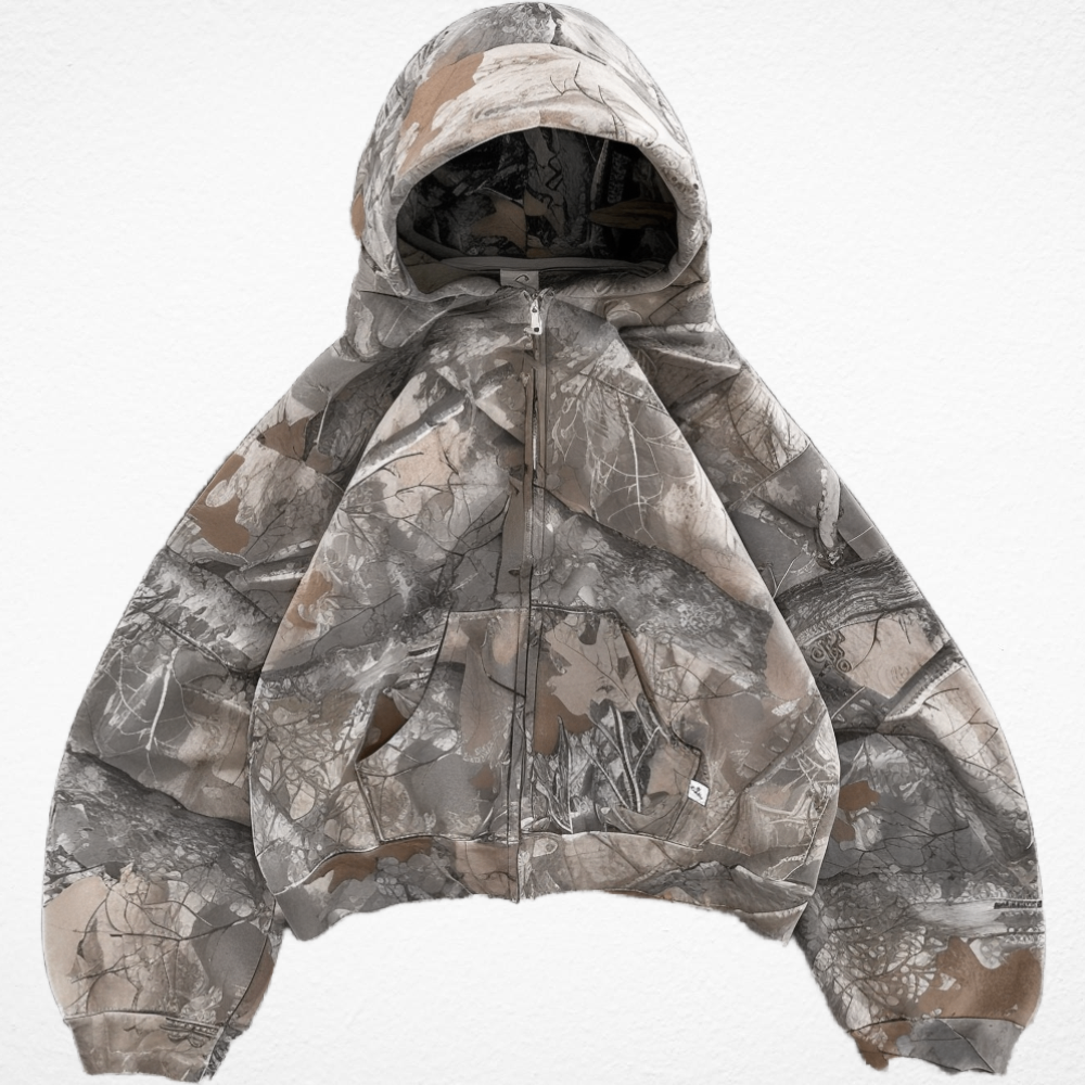 VLOSS™ Vintage Camo Street Hoodie