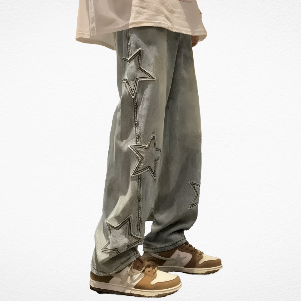 VLOSS™ Cosmic Star Baggy Denim