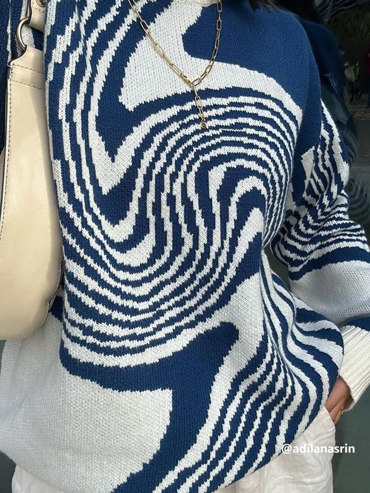 VLOSS™ Spiral Flow Sweater